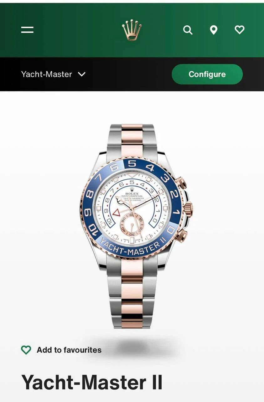 Rolex Yacht-Master II GMT Oyster Perpetual Stainless