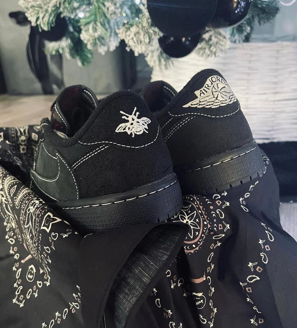Air Jordan 1 Low x Travis Scott Black Phantom