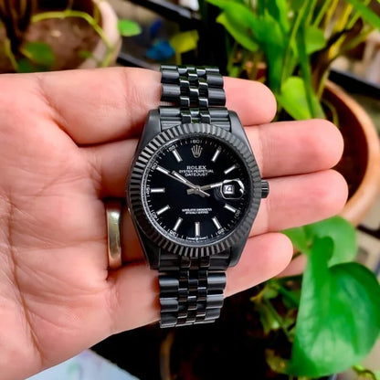 ROLEX DATE-JUST BLACK