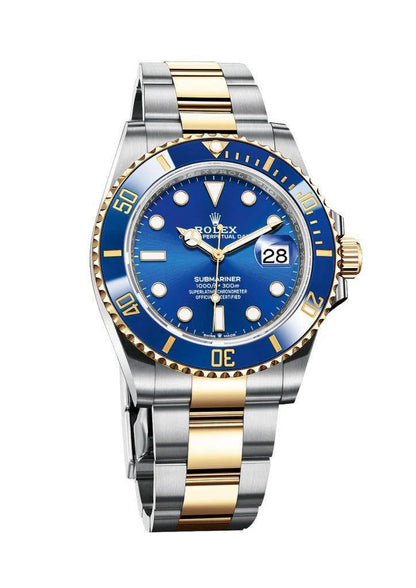 Rolex Submariner Two Tone Blue Dial