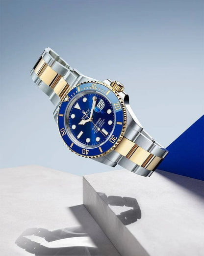 Rolex Submariner Two Tone Blue Dial