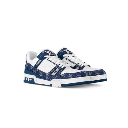 LOUIS VUITION TRAINER SNEAKER BLUE