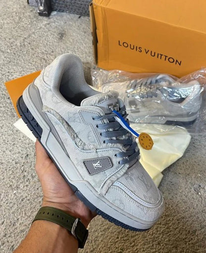 LOUIS VUITTON TRAINER SNEAKER - DENIM GREY