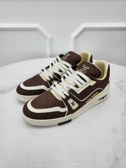 LOUIS VUITTON TRAINER SNEAKER - MOCHA BROWN