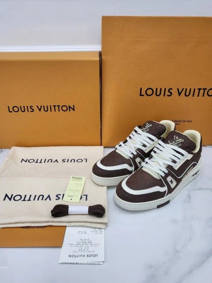 LOUIS VUITTON TRAINER SNEAKER - MOCHA BROWN