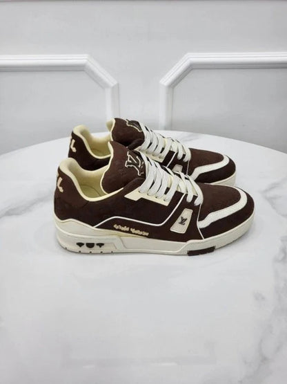 LOUIS VUITTON TRAINER SNEAKER - MOCHA BROWN