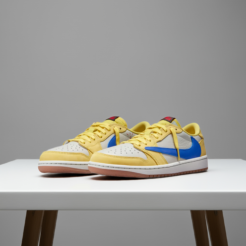 Air Jordan 1 Low Travis Scott Canary