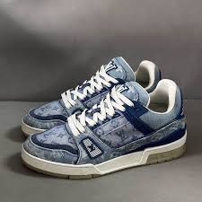 LOUIS VUITTON TRAINER SNEAKER - DENIM GREY